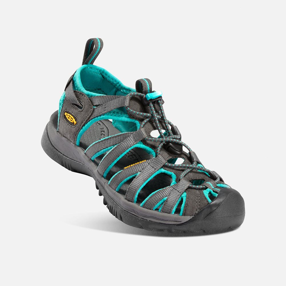 Keen Outdoor Sandalet Kadın Koyu Gri - Whisper - Türkiye AIGH03472